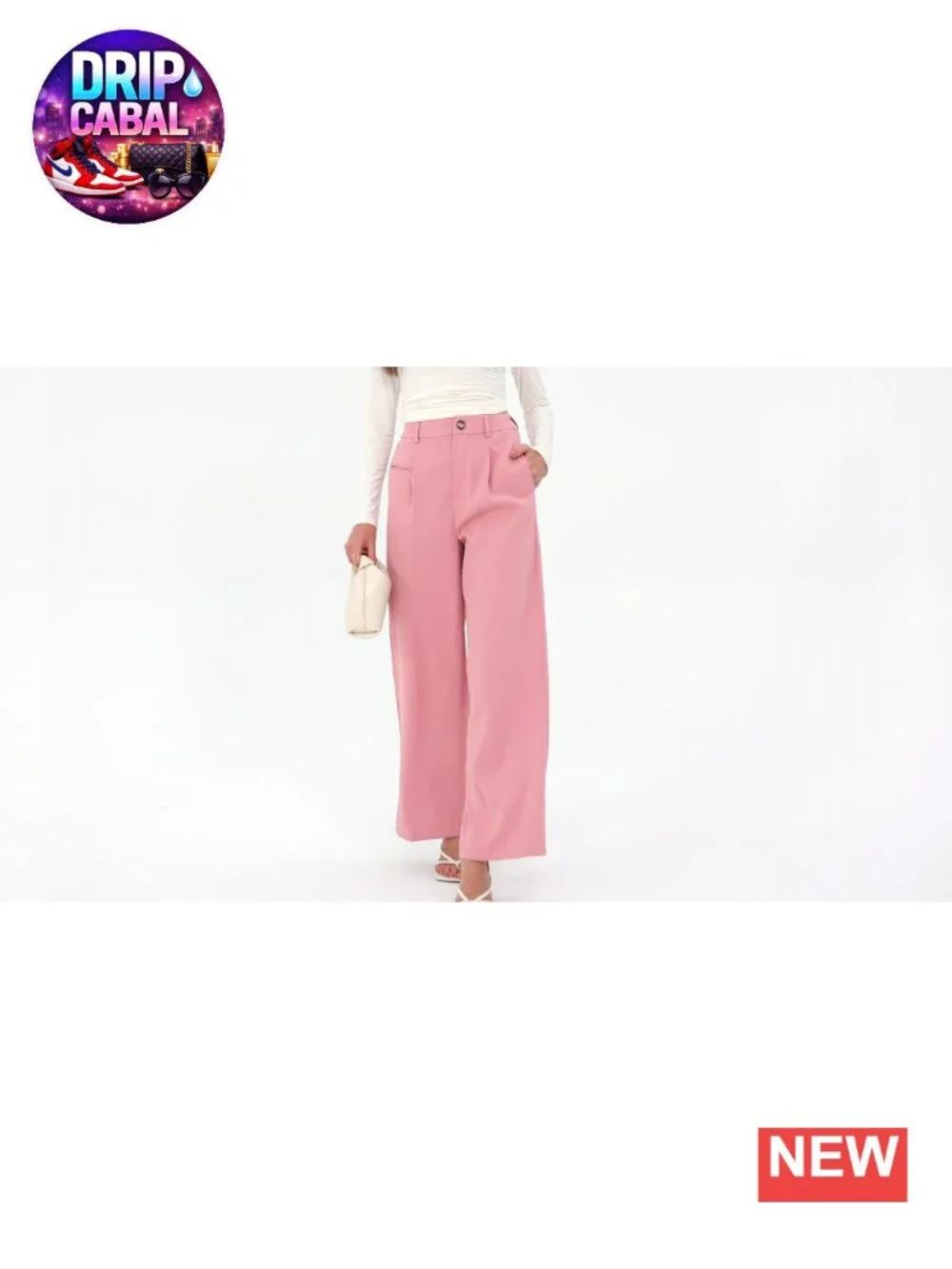 Wide Leg High Waisted Work Pants Women Palazzo Trousers Business Casual Slacks